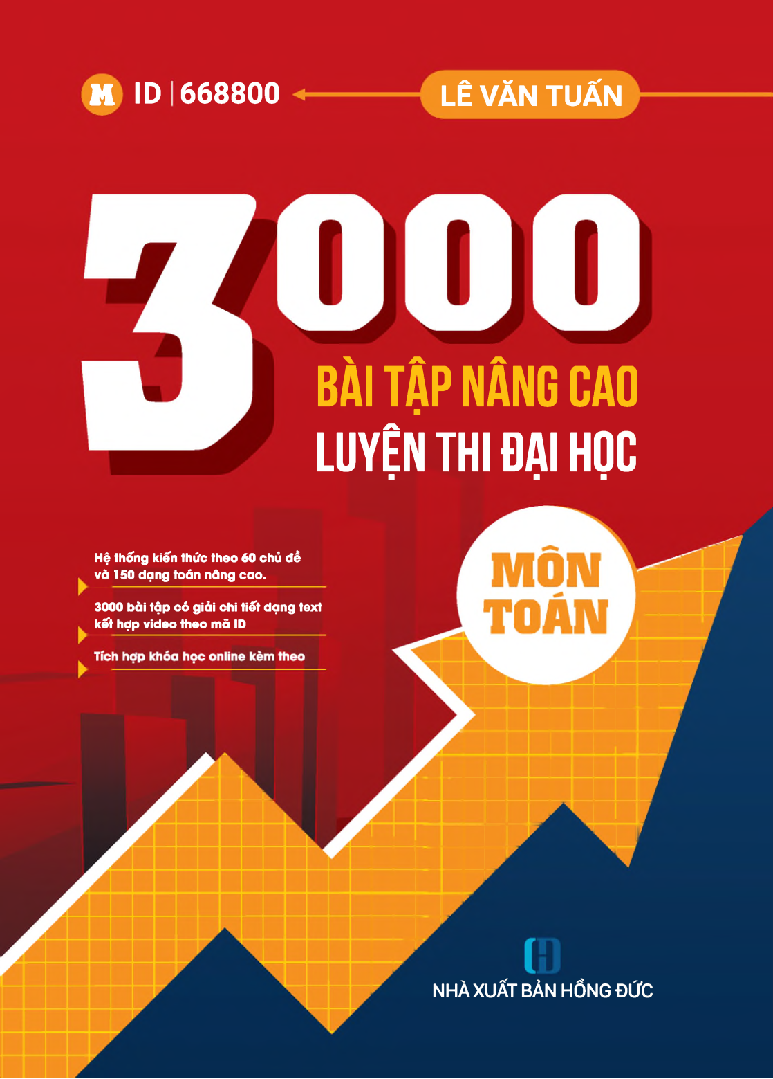 [ TOP Bán chạy ] Sách ID 3000 bài tập Nâng cao luyện thi đại học môn Toán.