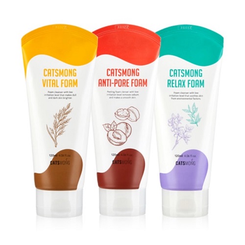 Sữa rửa mặt hàn quốc catsmong 120ml