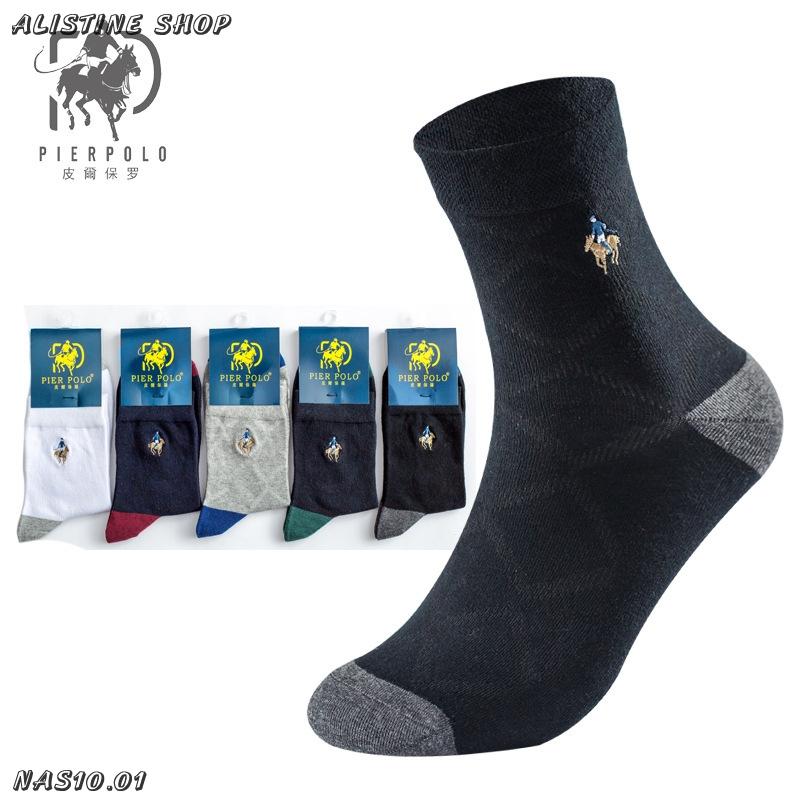 Vớ nam cao cấp Polo / vớ cổ cao Polo / vớ khử mùi / vớ công sở/ vớ văn phòng / Combo 5 đôi