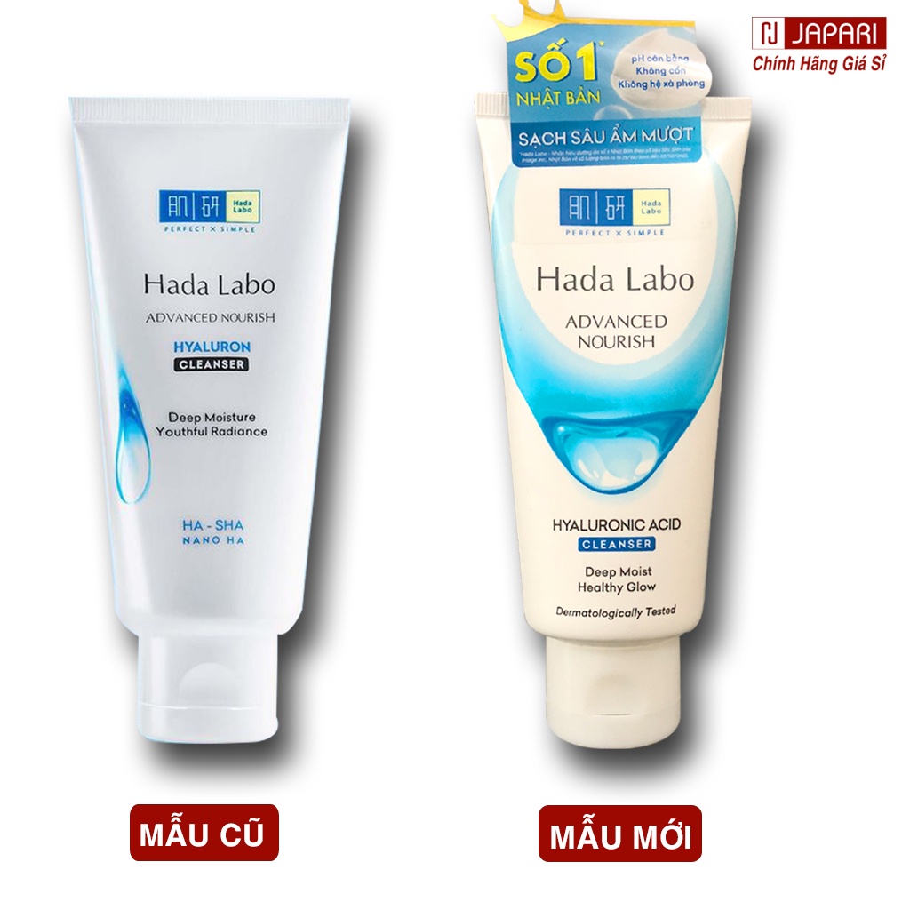 Sữa rửa mặt Hada Labo 80ml dưỡng ẩm tối ưu(trắng)