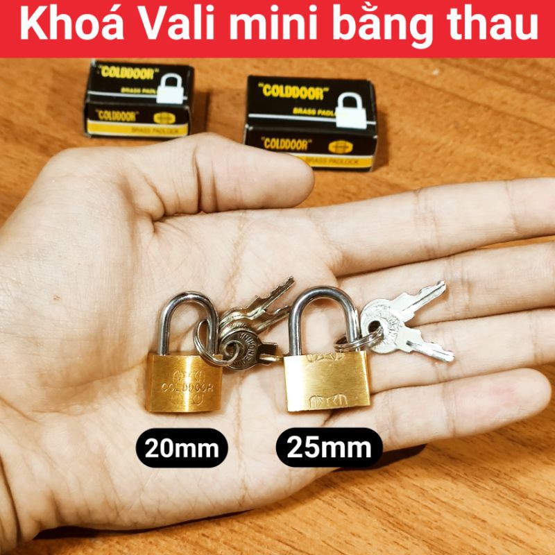 Khóa Vali Du Lịch Thau (đồng) Mini