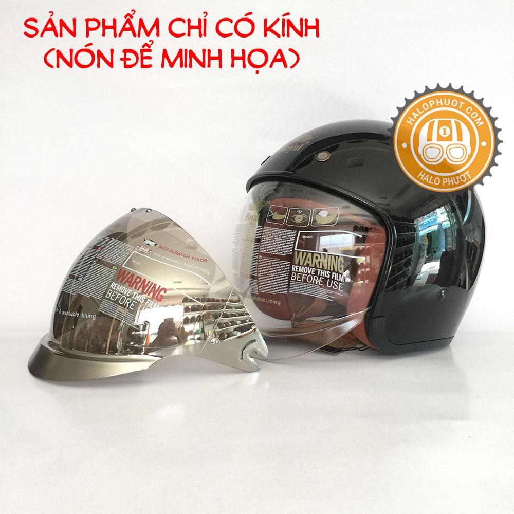 Kính thay thế cho nón bảo hiểm Royal M139 (Kính tráng gương)