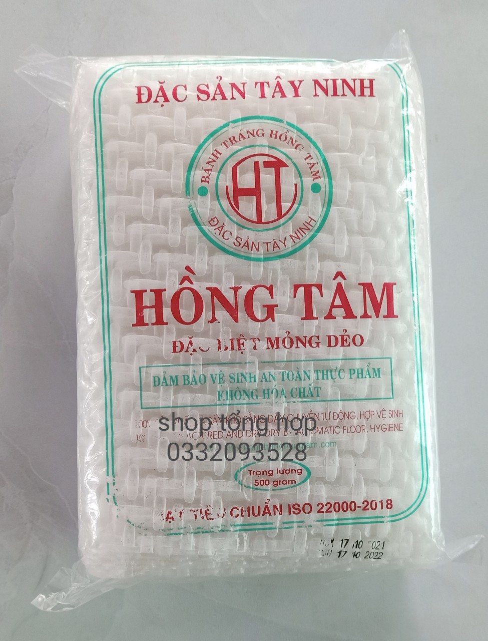 500g Bánh tráng cuốn rau sống thịt luộc Tây Ninh