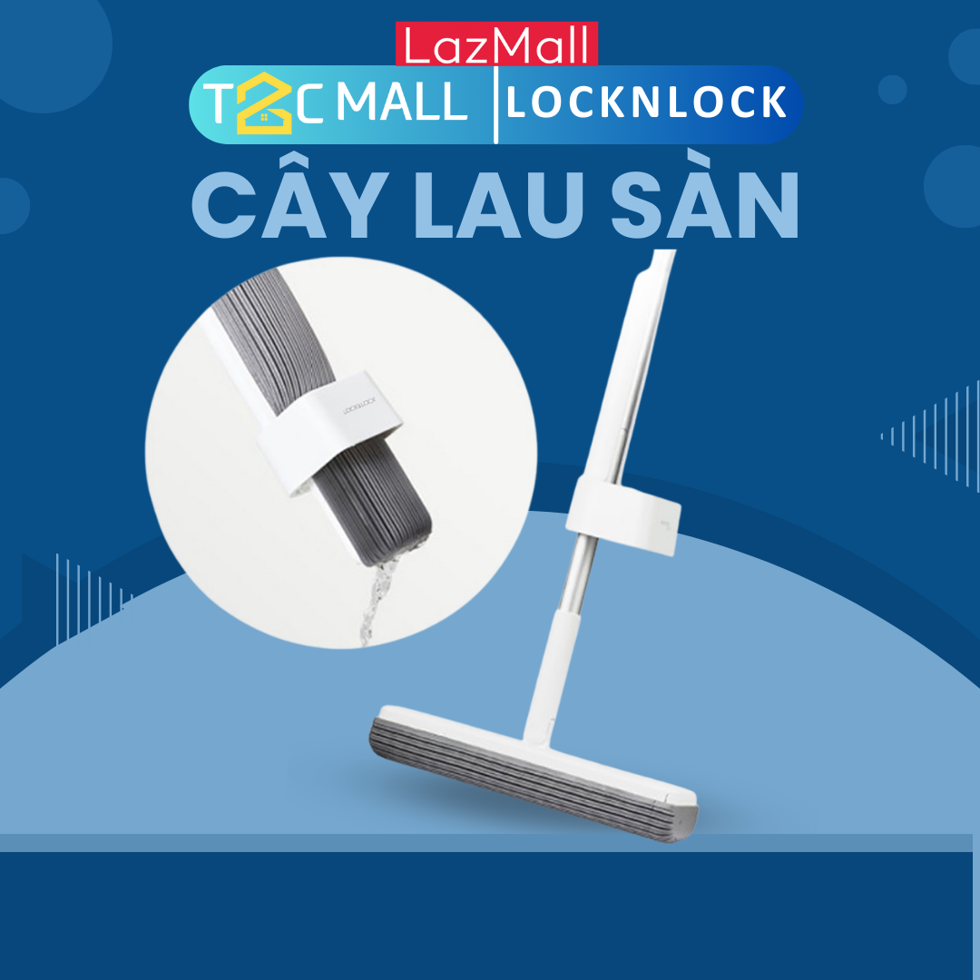 Cây lau nhà pva lau 180 độ lock&lock etm481 - t2cmall