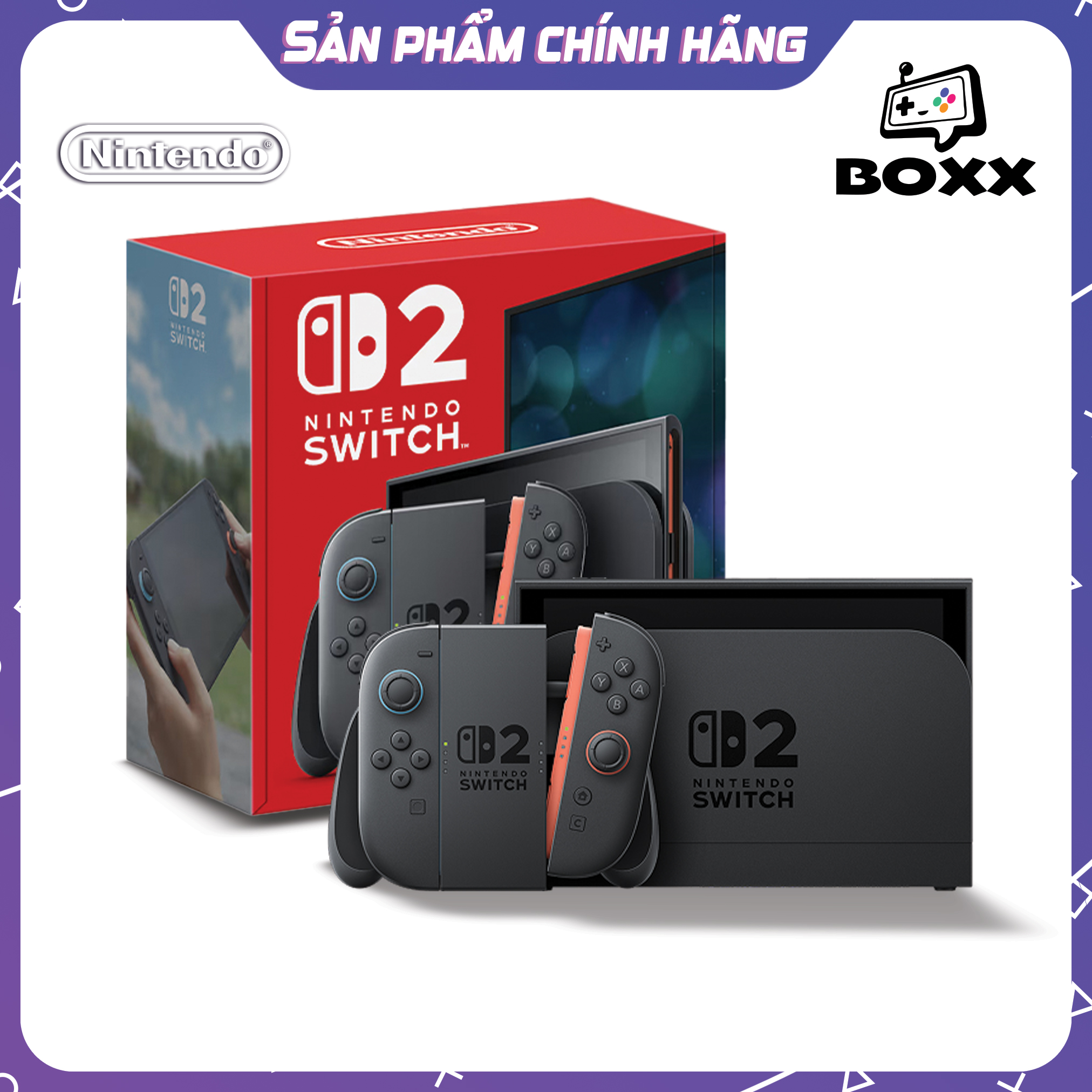  Máy Nintendo Switch 2 kèm quà tặng bảo hành 12 tháng 