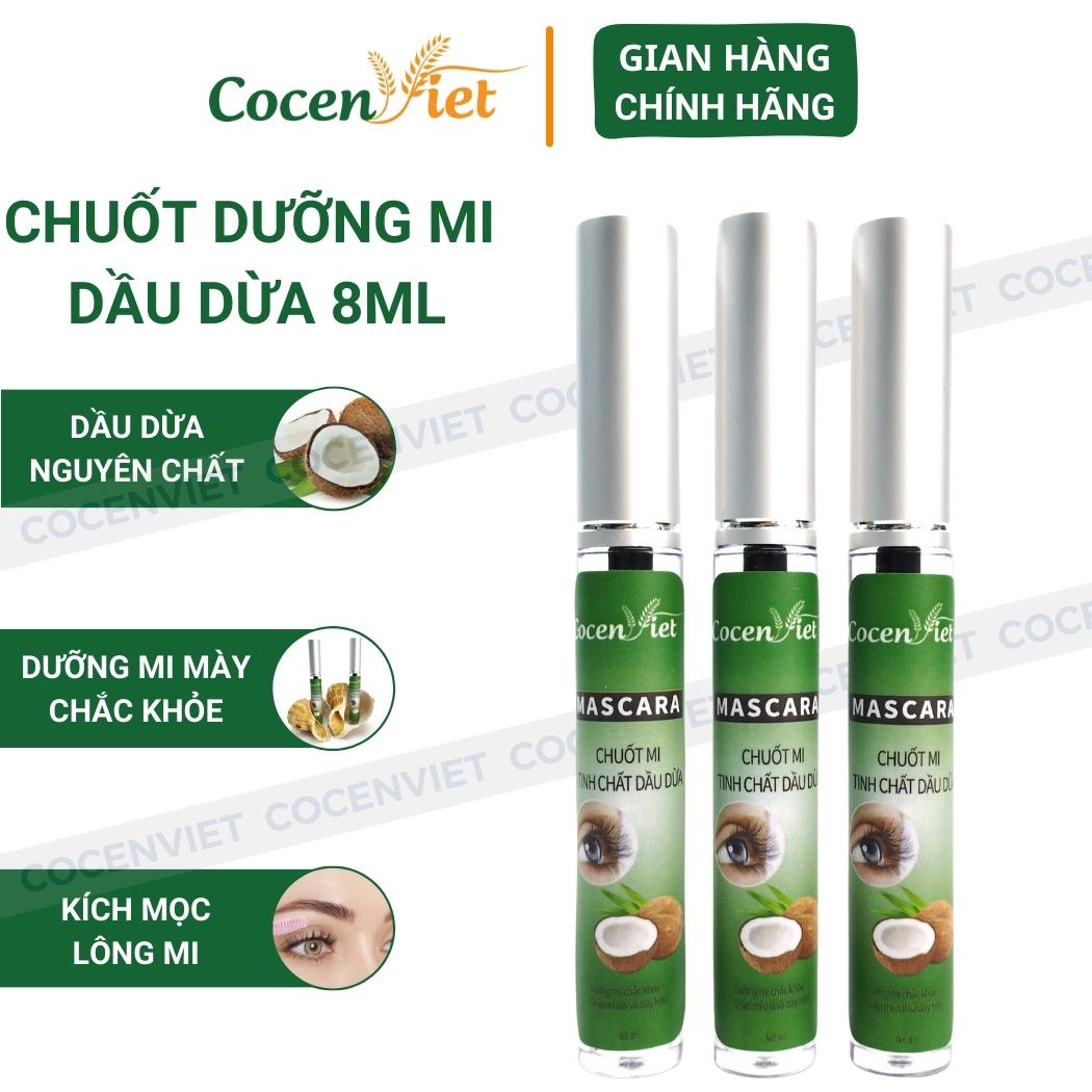 Mascara chuốt mi, chuốt mi dầu dừa dưỡng mi chắc khỏe giúp mi dài và dày đẹp hơn với dầu dừa nguyên chất cmdd01 cocen