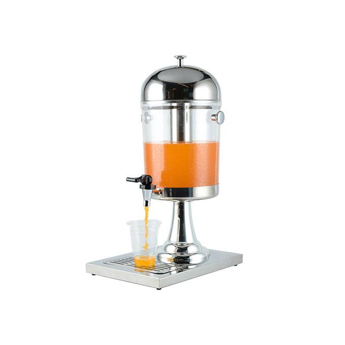 Bình đựng nước trái cây 1 ngăn 8 lít cổ chân nhựa mạ
