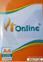 Giấy A4 VT Online 70GSM