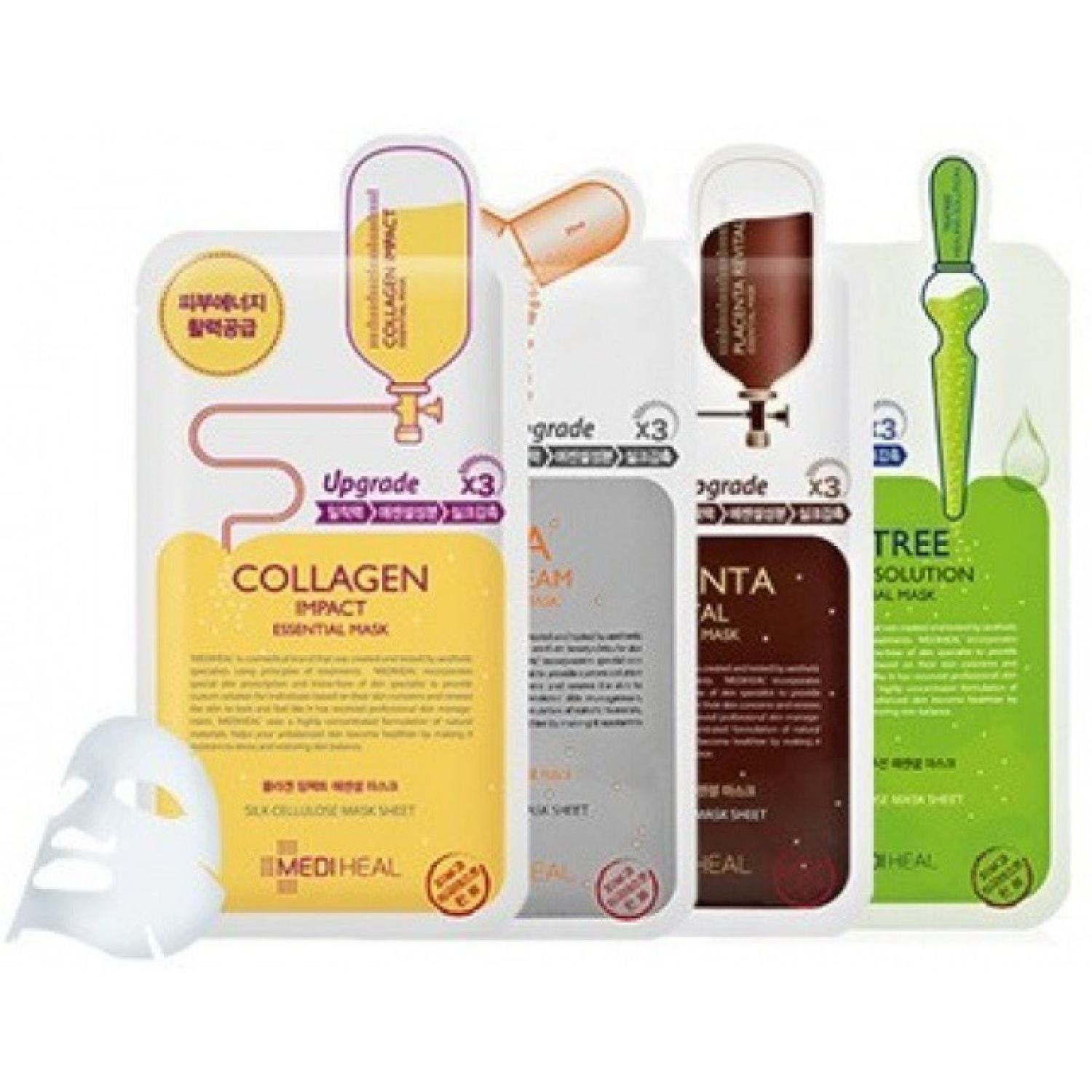 Mặt Nạ collagen Mediheal Essential Mask dưỡng da mịn màng Nội Địa Trung