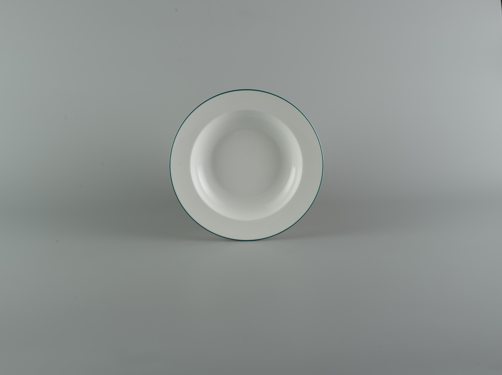 Dĩa súp minh long 20 cm jasmine chỉ xanh lá