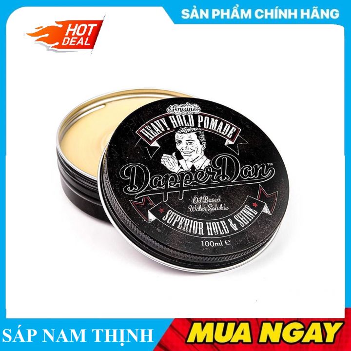 Sáp vuốt tóc dapper dan heavy hold pomade - 100 gram