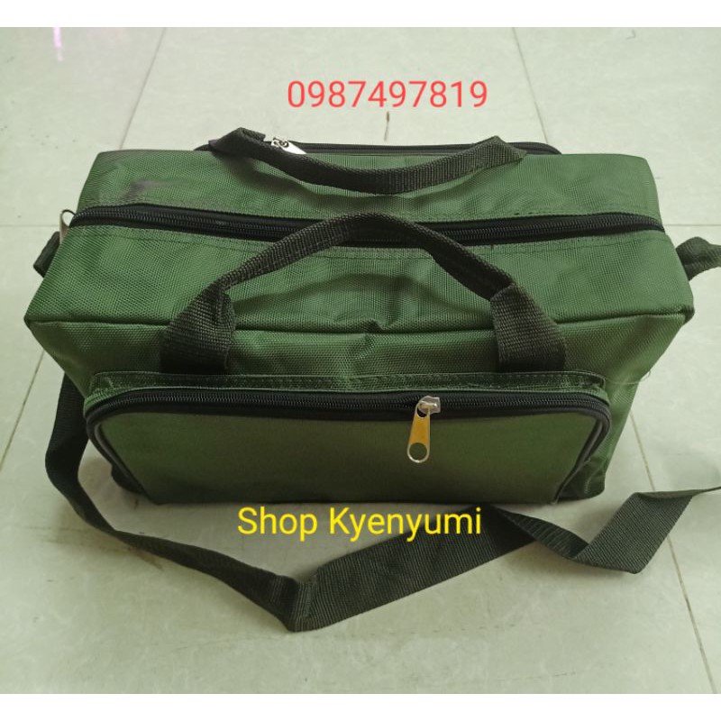 Túi đựng đồ nghề ngang vải bố cao cấp size nhỏ