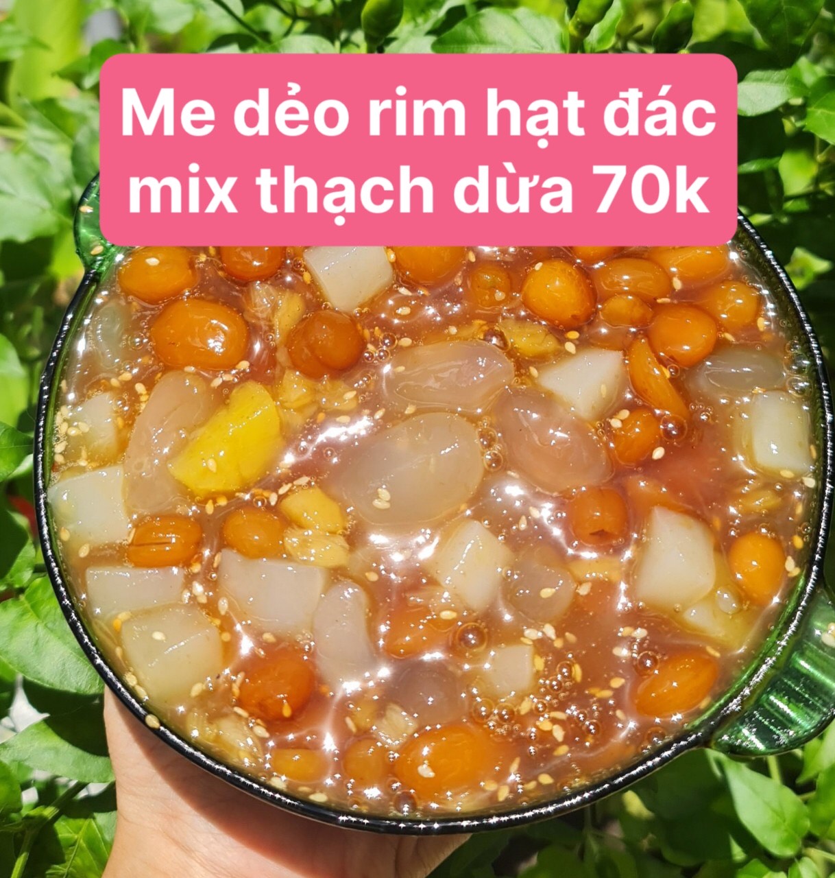  Me dẻo rim hạt đác mix thạch dừa món ngon độc quyền nhà em TẶNG KÈM ĐẬU 