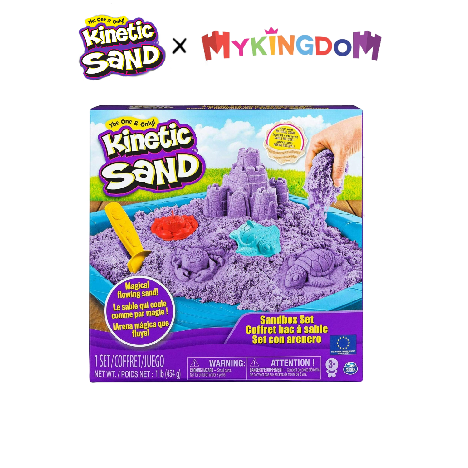 KINETIC SAND 6024397 Bộ cát, dụng cụ và khay chơi cát - Giao hàng ngẫu nhiên