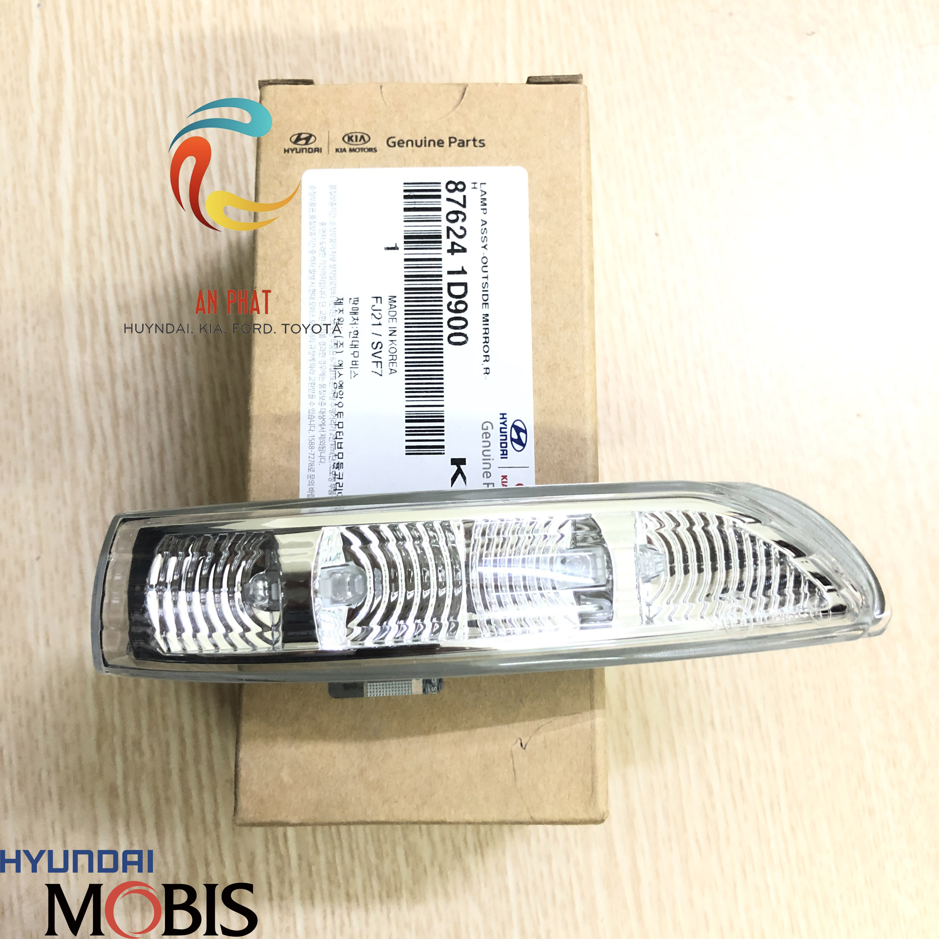 Xi nhan gương kia carens 876241d900 chính hãng mobis hàn quốc
