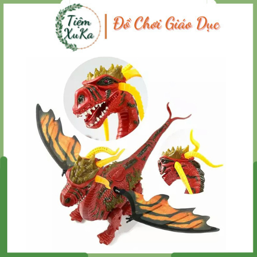 Khủng Long Bạo Chúa Chạy Pin Biết Đi  Đẻ Trứng( 1 đầu có râu)