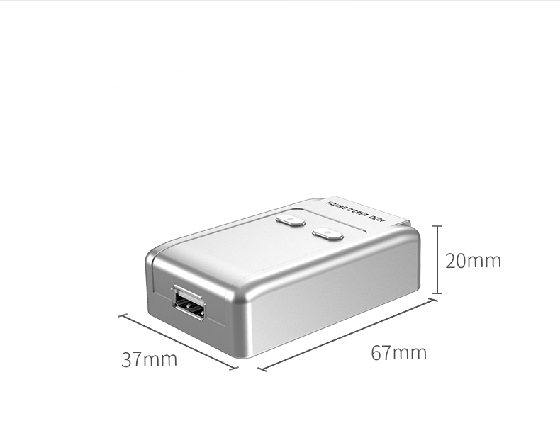 Bộ chia máy in 1 ra 2 mt-viki mt-sw241 hai máy tính dùng một máy in, tặng 2 cáp usb