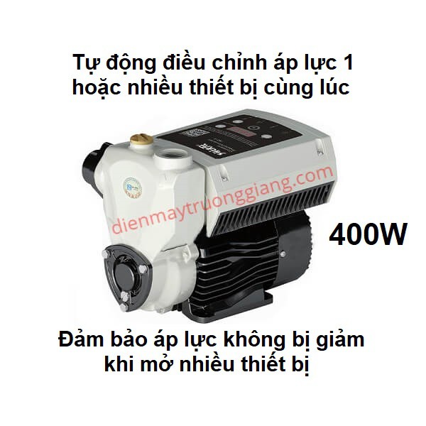 Máy bơm tăng áp biến tần Shirai JLM – 400w - Tự động điều chỉnh áp lực cho tất cả các thiết bị