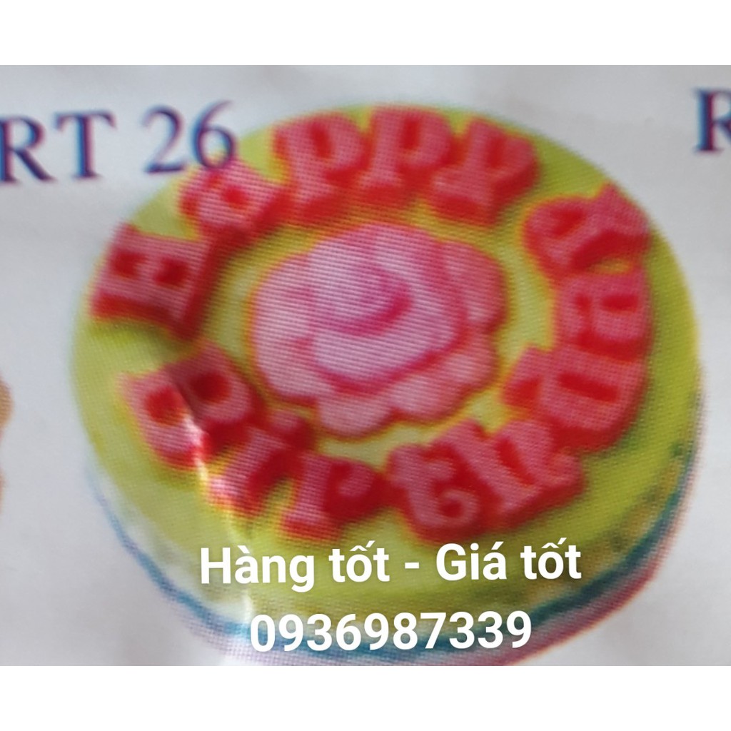 2 khuôn rau câu trung thu, nhận cơm, nhận xôi 9cm
