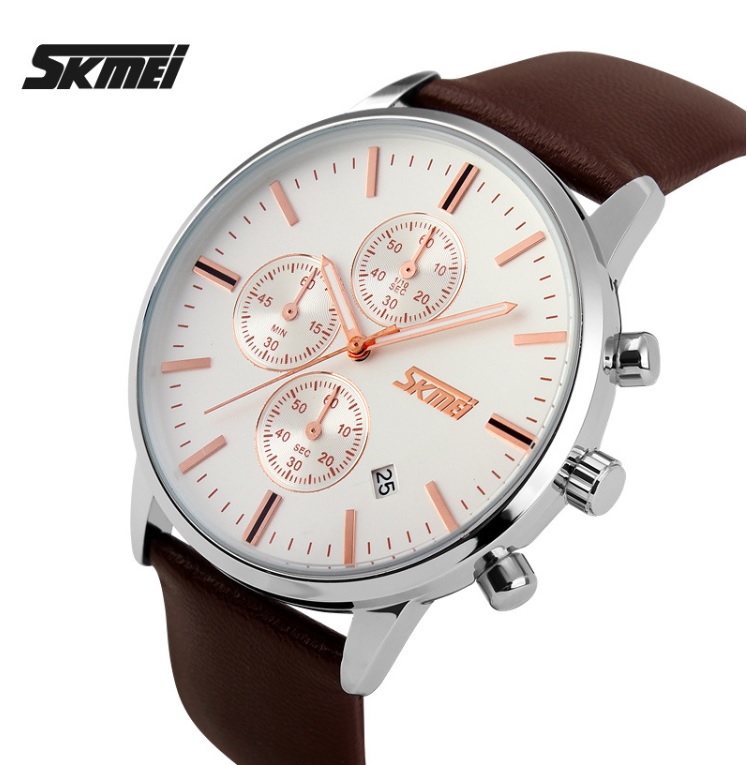 Đồng hồ nam dây da tuyệt đẹp Skmei 9103