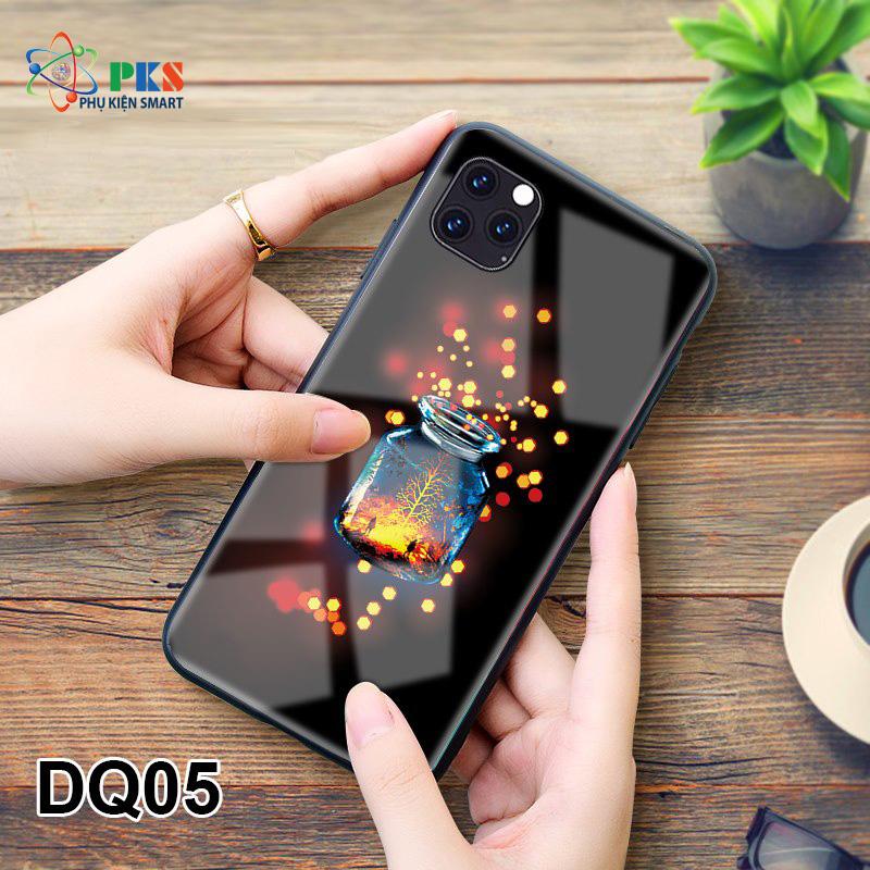 Ốp lưng iphone 11 / ip11 Pro / ip11 Pro Max in 3D hình lọ da quang tự phát sáng ban đêm