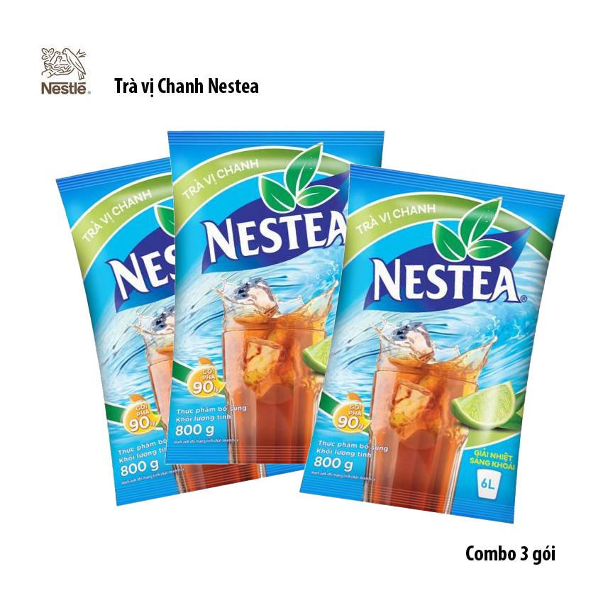 Combo 3 gói Trà vị chanh Nestea