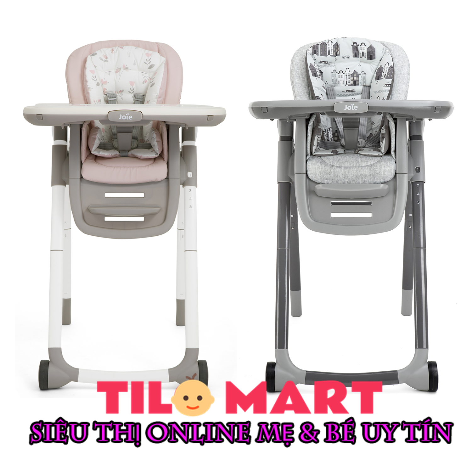 Ghế ăn cao cấp trẻ em Joie Multiply 6 in 1