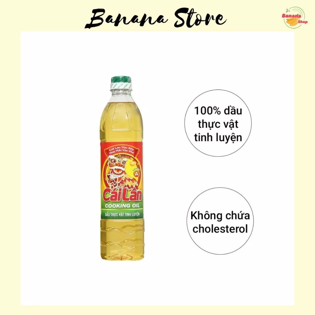 Dầu Ăn Cái Lân Chai 1 Lít - Vệ sinh, An toàn