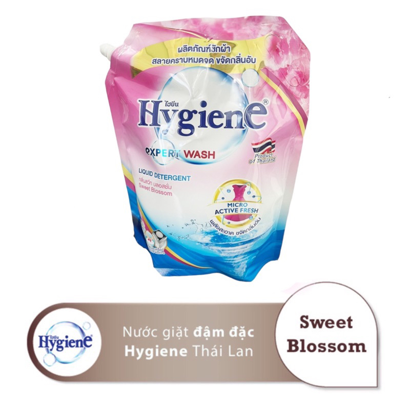 [HCM]NƯỚC GIẶT XẢ HYGIENE 1800ML THÁI LAN [MÀU HỒNG]