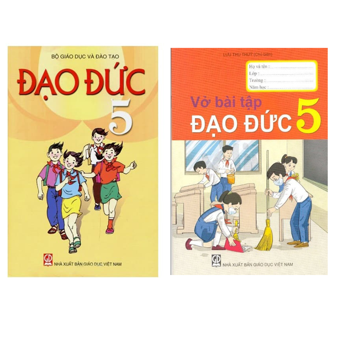Sách- đạo đức lớp 5 và vở bài tập đạo đức 5
