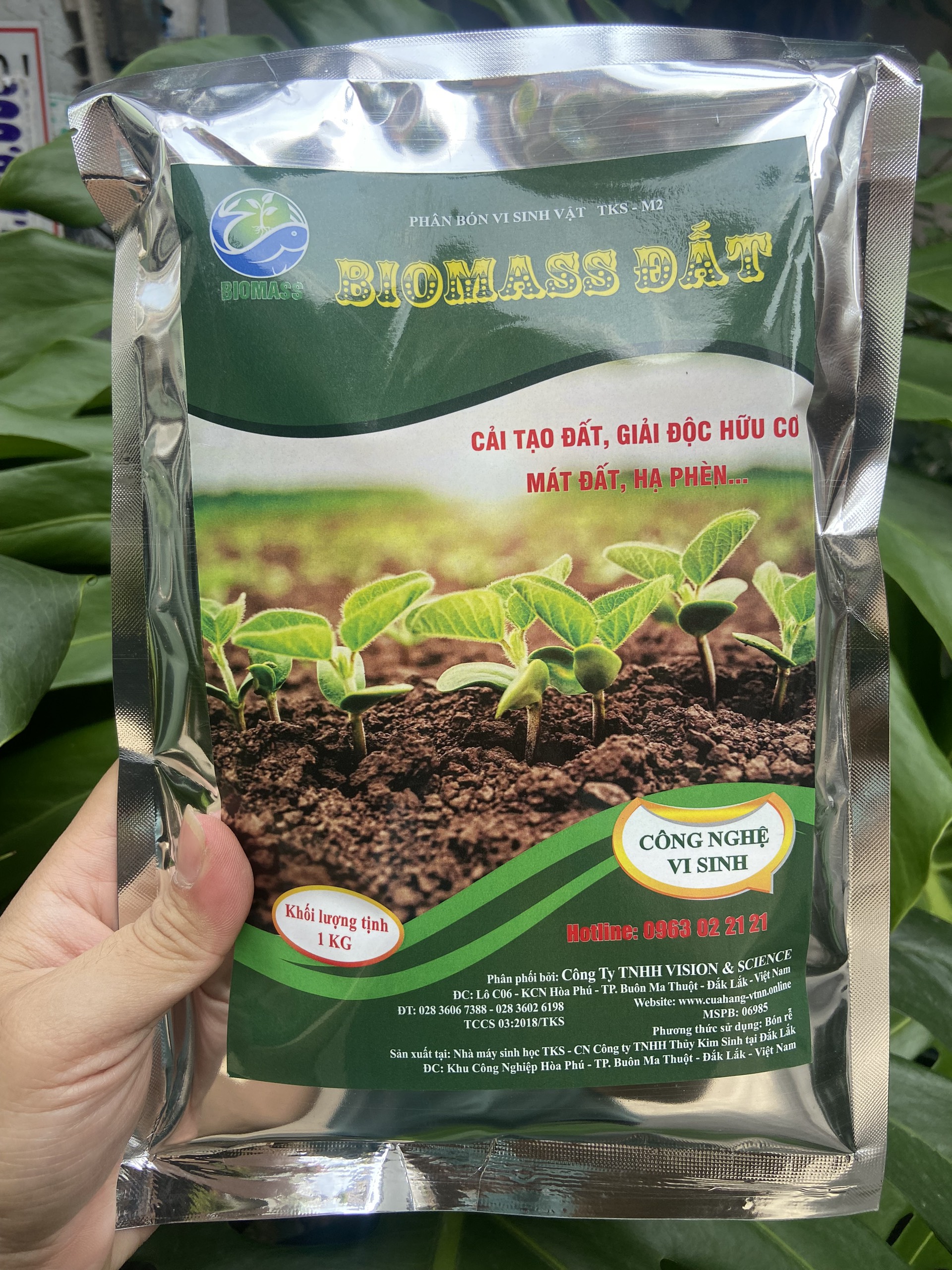 Biomass cải tạo đất , hạ phèn, giải độc hữu cơ , hạ phèn ! gói 1kg