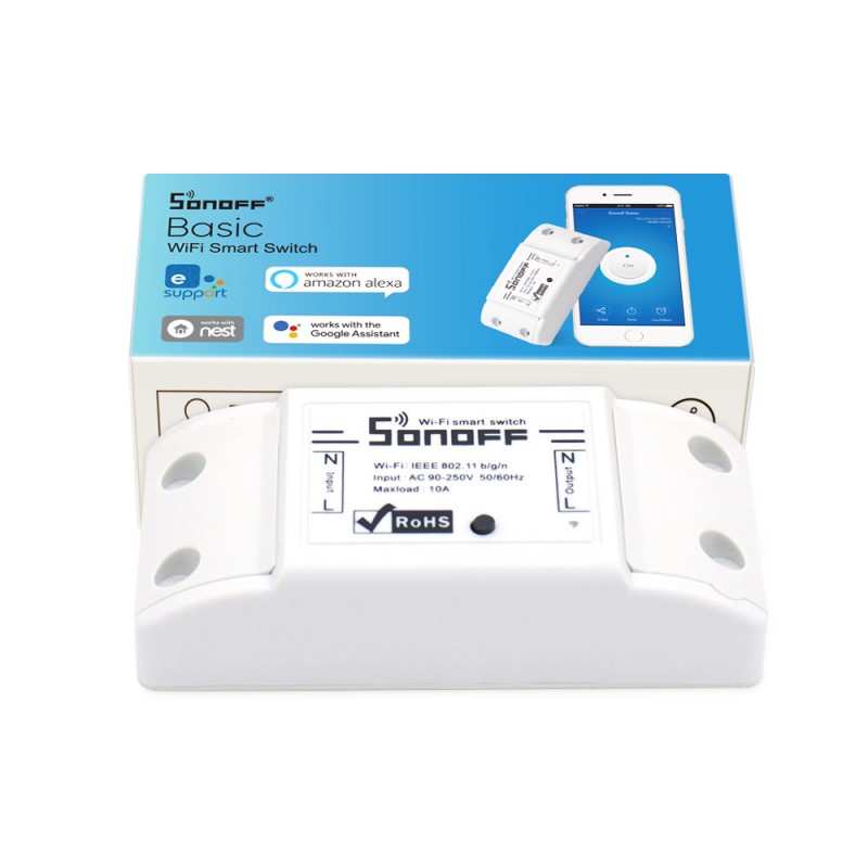 [HCM]Công tắc WIFI Sonoff Basic phiên bản quốc tế tiếng anh