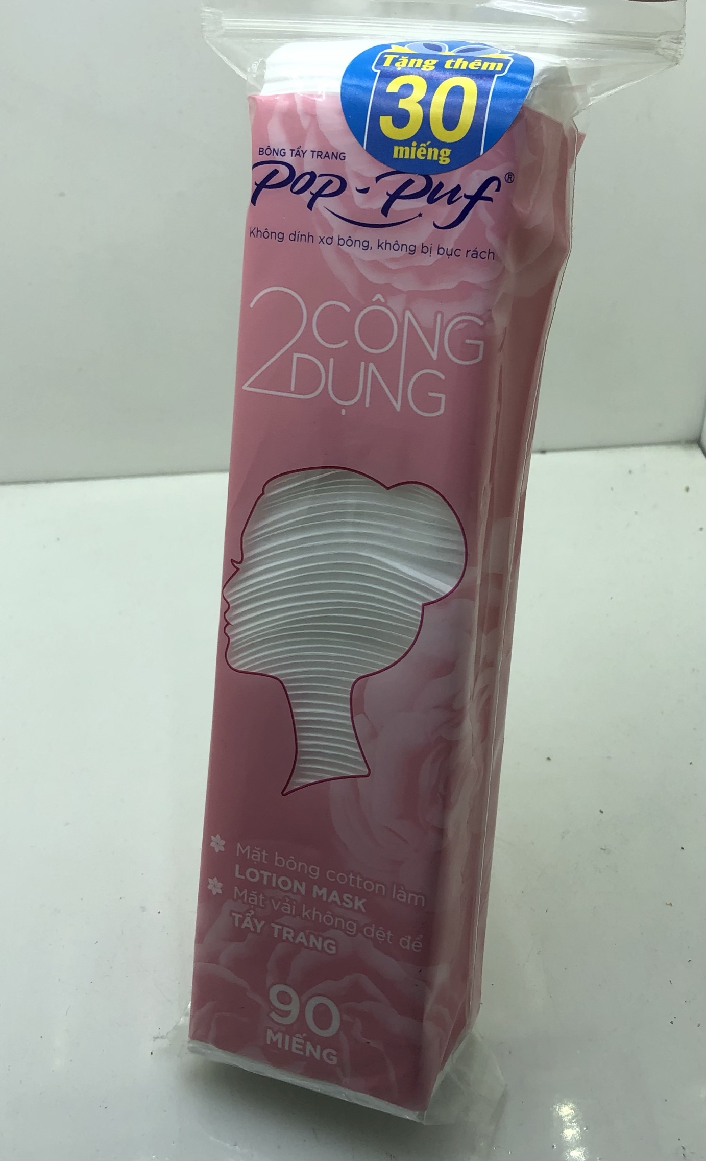 Bông tẩy trang 120 miếng