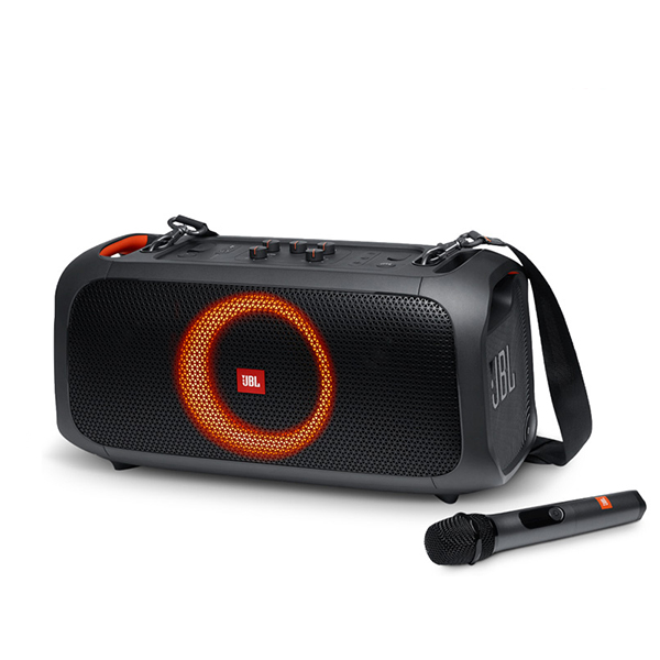 [Trả góp 0%]Loa Bluetooth JBL Partybox On The Go Công Suất 100W, Pin 6h, Chống Nước, AUX, USB Tặng Kèm 2 Micro - Hàng Chính Hãng Bảo Hành 1 Năm