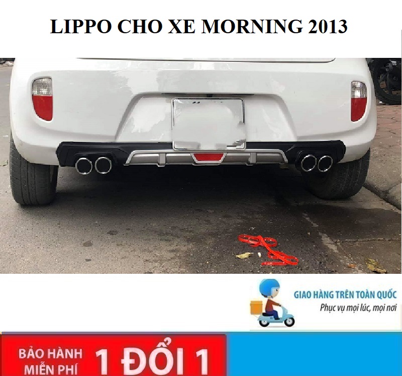 Lippo cho xe Morning 2013, được thiết kế vô cùng tinh tế và tỉ mỉ, kích thước vừa vặn, mang đến tính thẩm mỹ cao