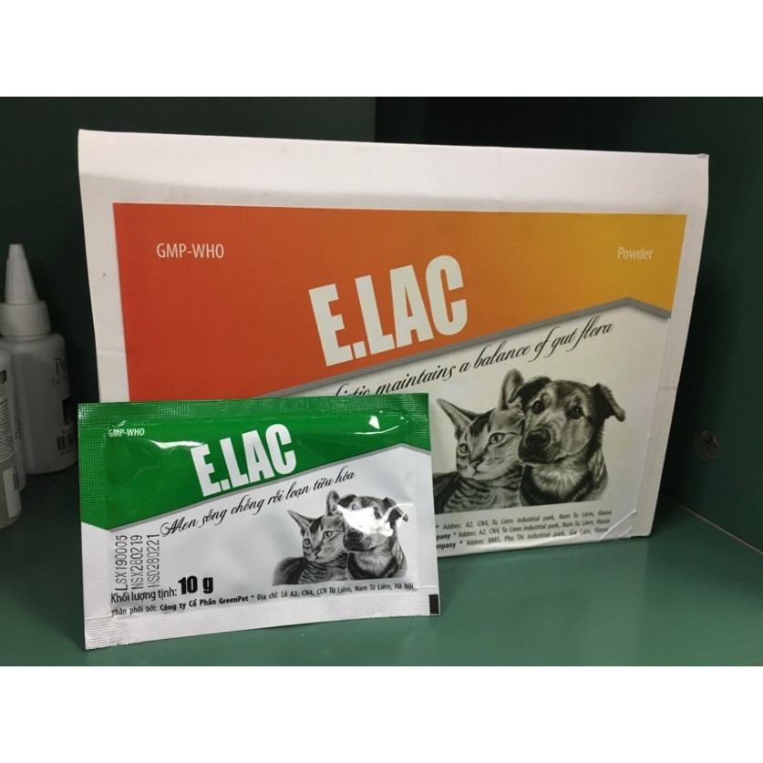 Men tiêu hóa cho chó mèo chịu kháng sinh ELAC