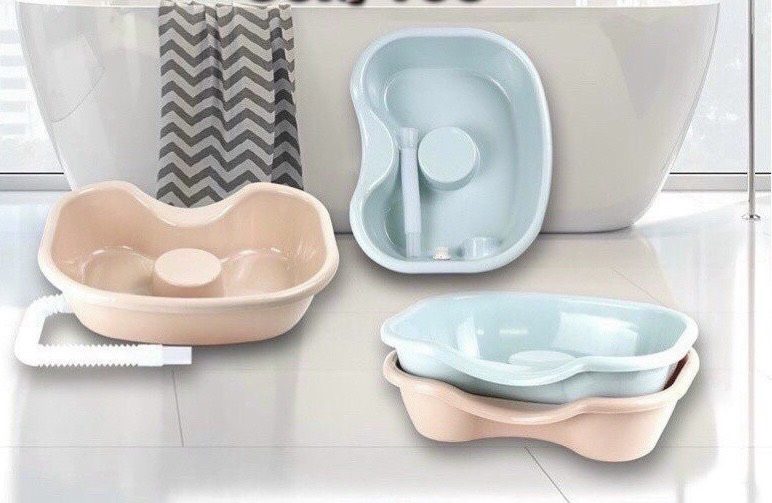 Thau gội đầu tại giường, Chậu gội đầu tại giường