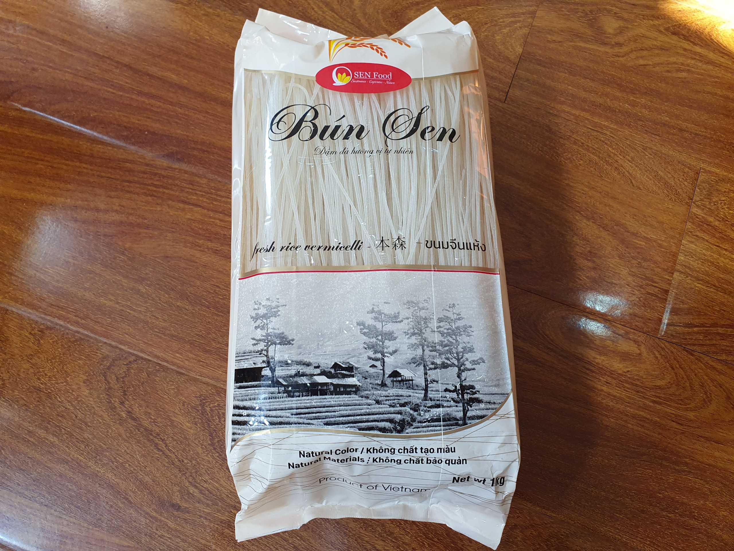 Bún Khô Gạo Trắng Sen Food gói 1kg