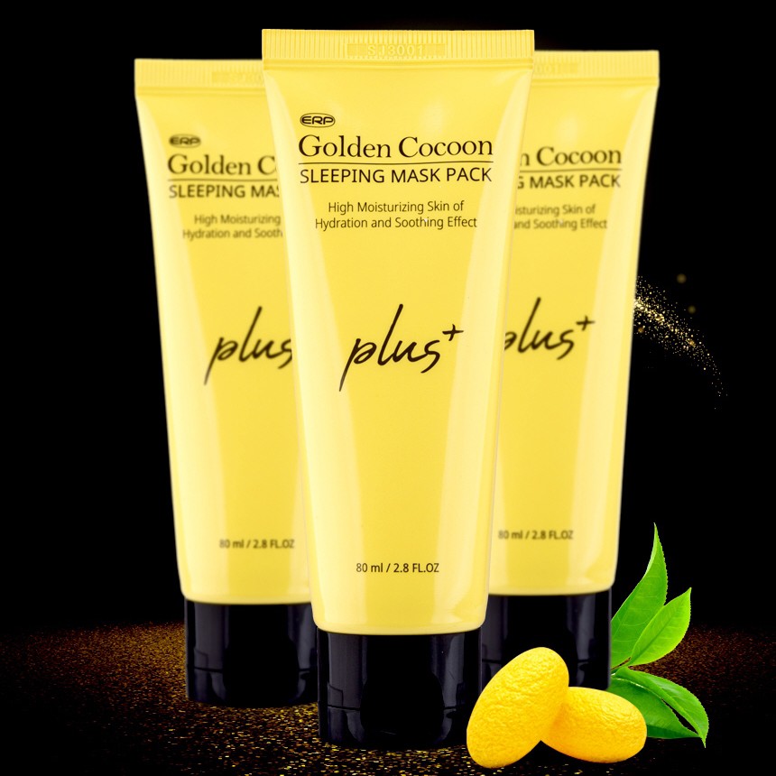 Gel ủ da qua đêm - mặt nạ ngủ tơ tằm vàng golden cocoon mask pack