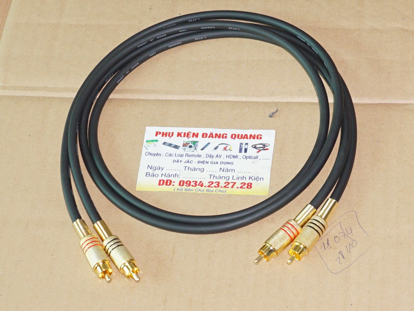 Dây AV loại tốt dài 1m , dây nhật CanaRe