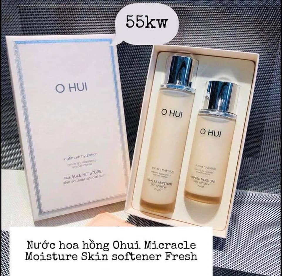 SÉT NƯỚC HOA HỒNG OHUI 2 SP