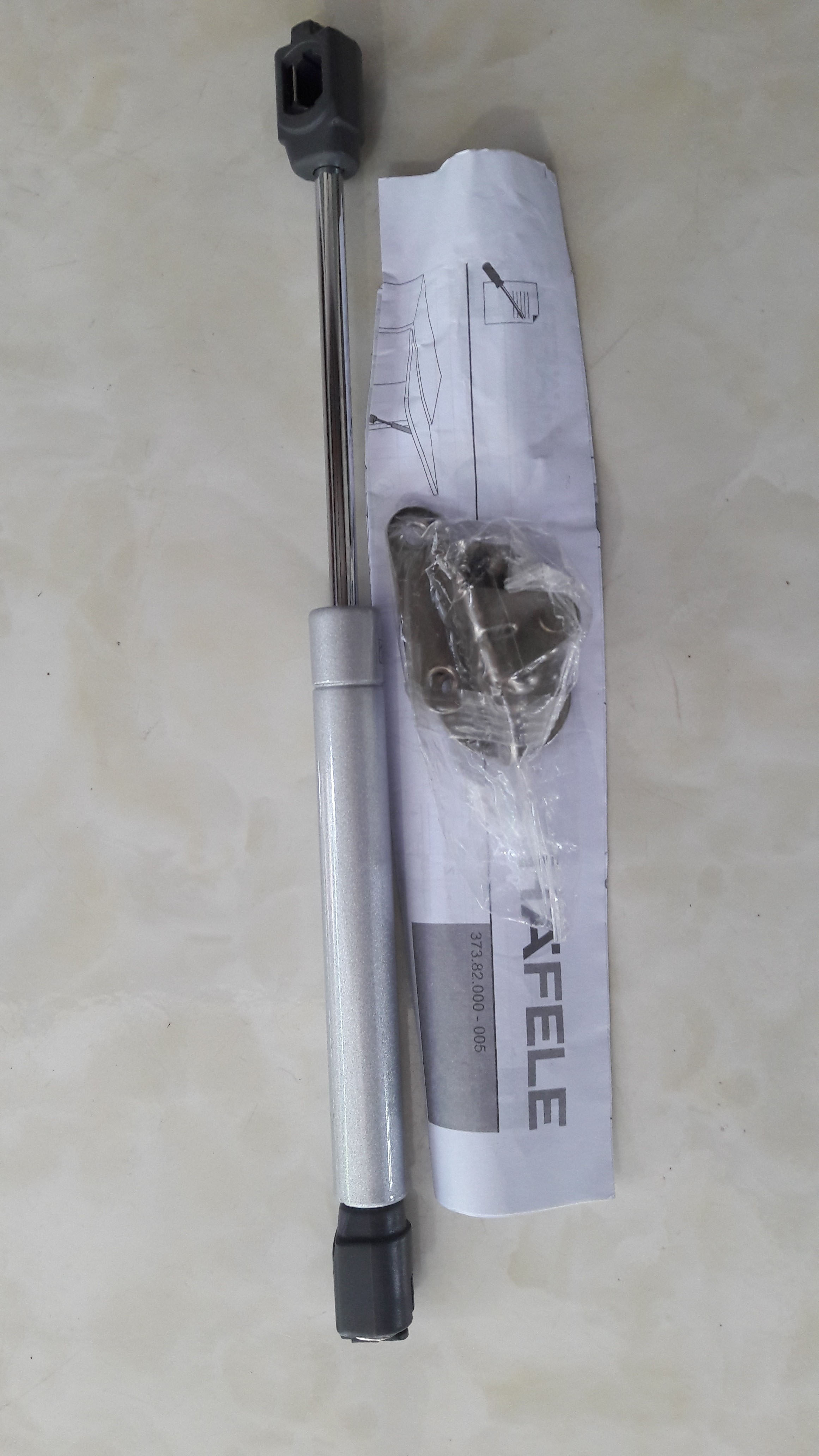 Tay thủy lực HAFELE 80N, pitton nâng cánh lật của tủ bếp, tủ áo