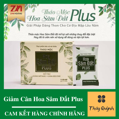 [HCM]Trà hoa sâm đất plus mẫu mới dạng viên hộp 30 viên