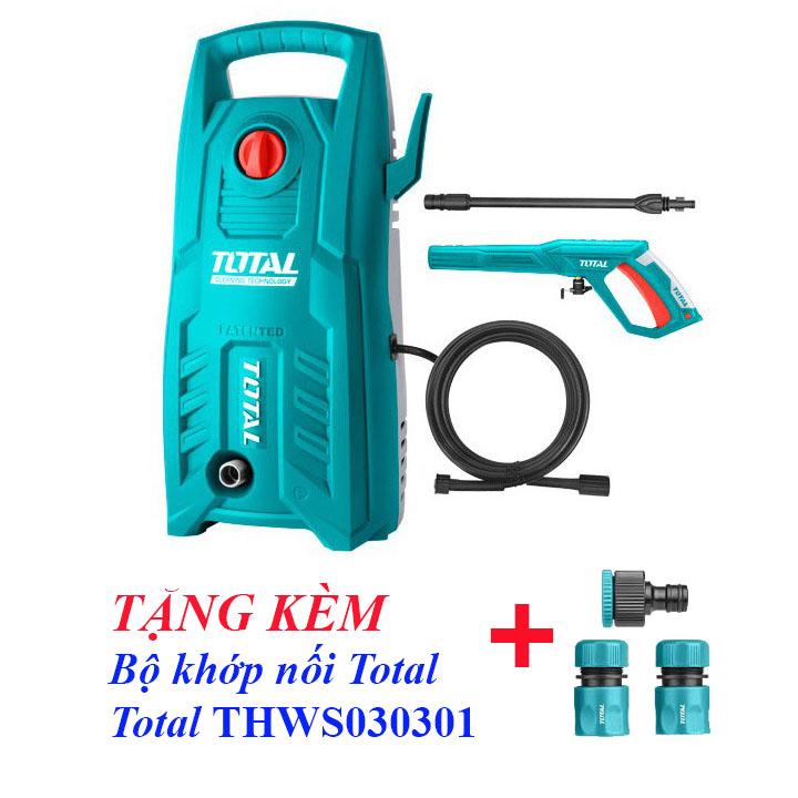 Máy phun xịt rửa cao áp đa năng total 1400w tgt11316 tặng bộ khớp nối total thws030301