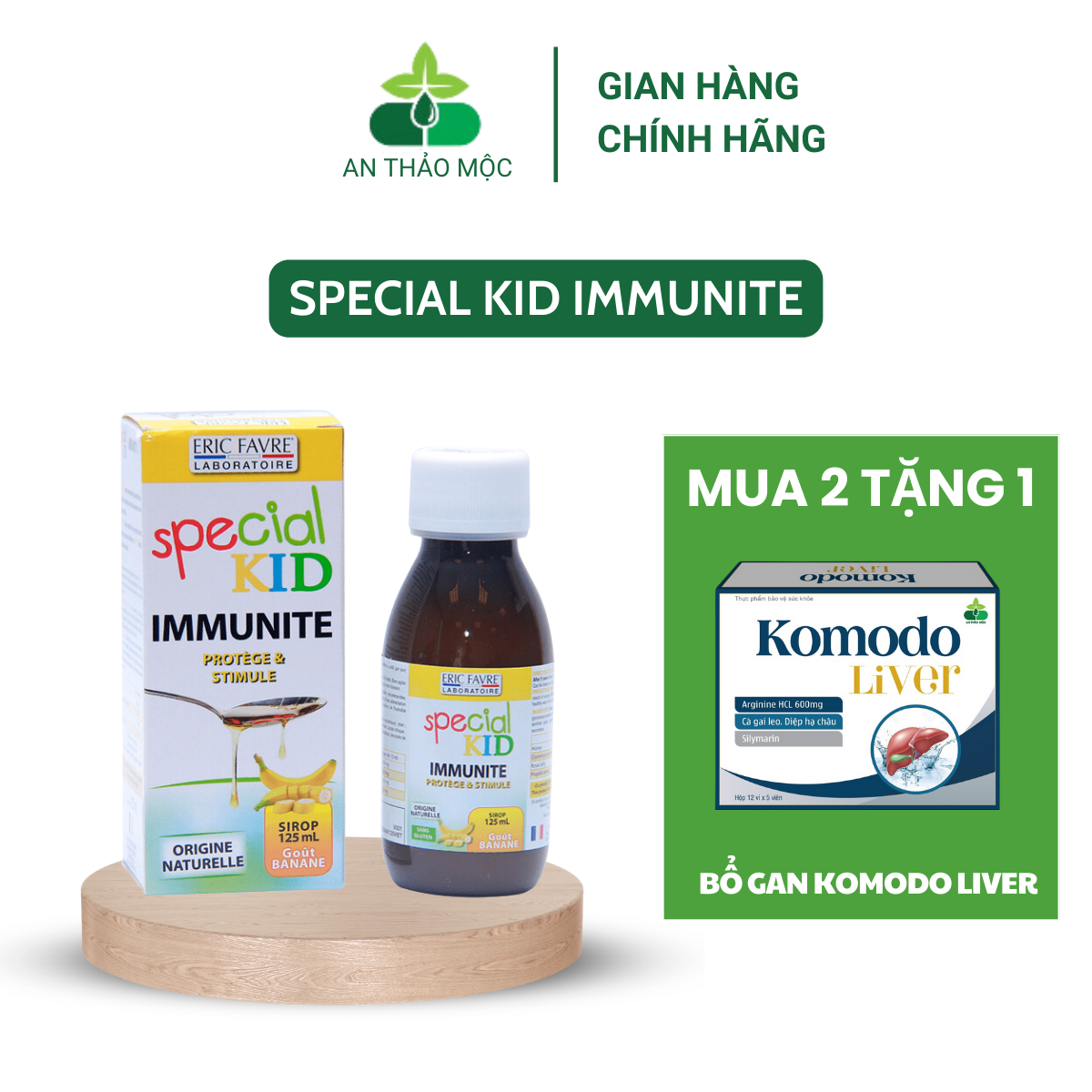 Siro Special Kid Immunite cung cấp acid amin tăng cường sức đề kháng nâng cao hệ miễn dịch 125ml