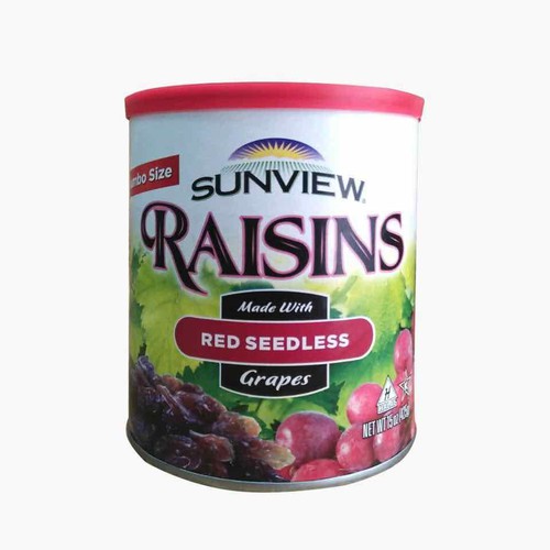 Nho khô mỹ red seedless sunview raisins 425g - nho đỏ