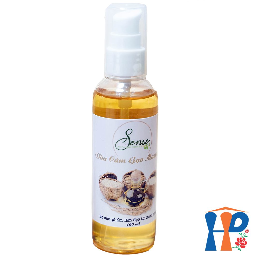 [HCM]Dầu matxa Cám Gạo Sense 100ml - Massage Rice Oil Hani Peni (thư giãn, dưỡng da, tẩy nhẹ tế bào chết trên cơ thể)