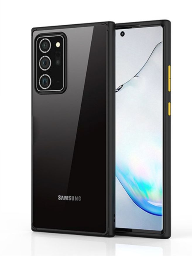 Ốp Galaxy Note 20 Ultra lưng trong suốt viền màu Likgus
