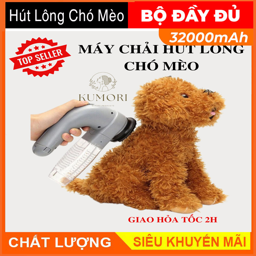 Máy hút tự động lấy lông rụng cho chó mèo cực