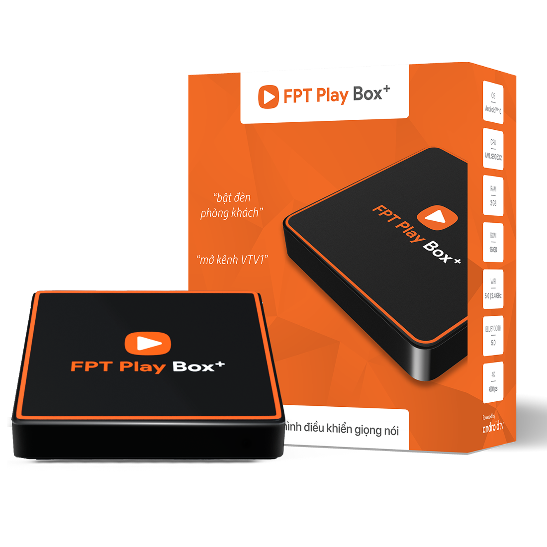 Android TV Box FPT PLAY BOX+T550 - Điều khiển giọng nói Tiếng Việt - Hàng Chính Hãng